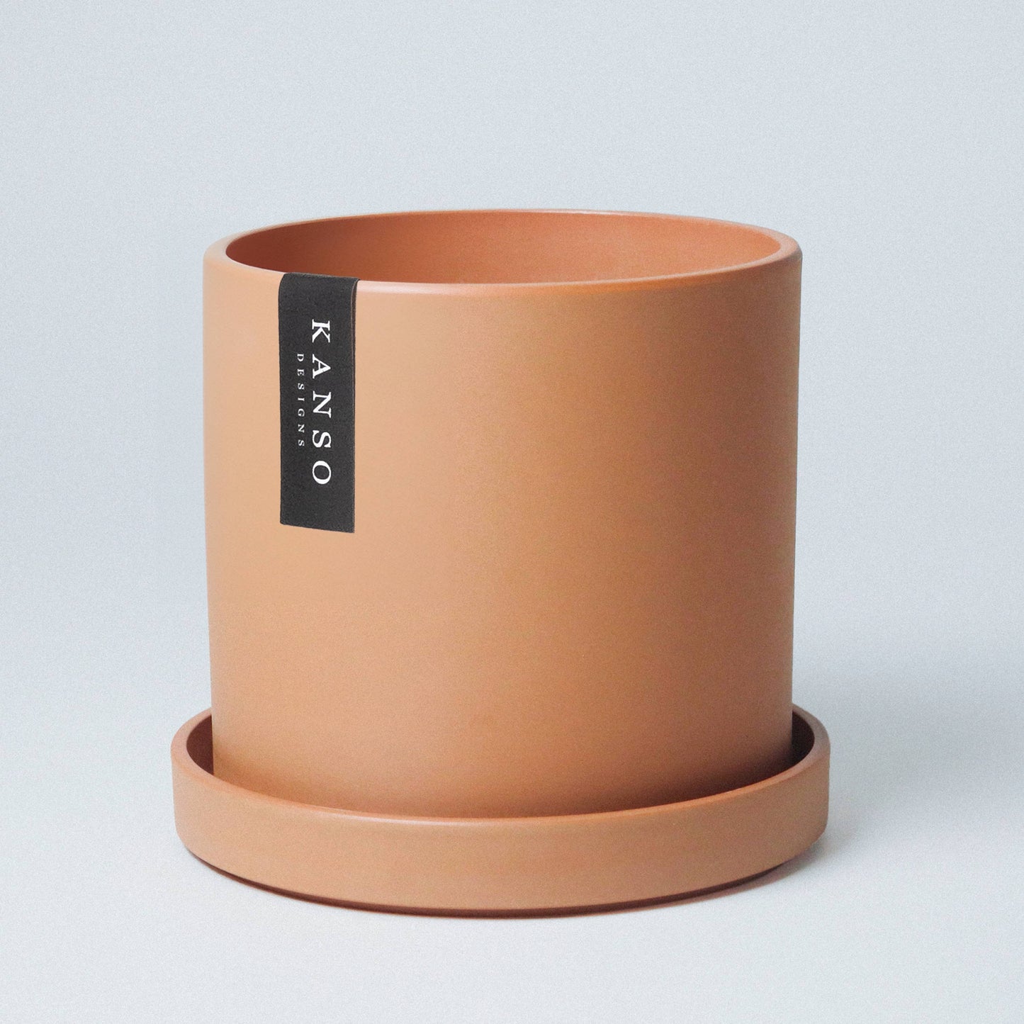 7" Recycled Planter & Saucer