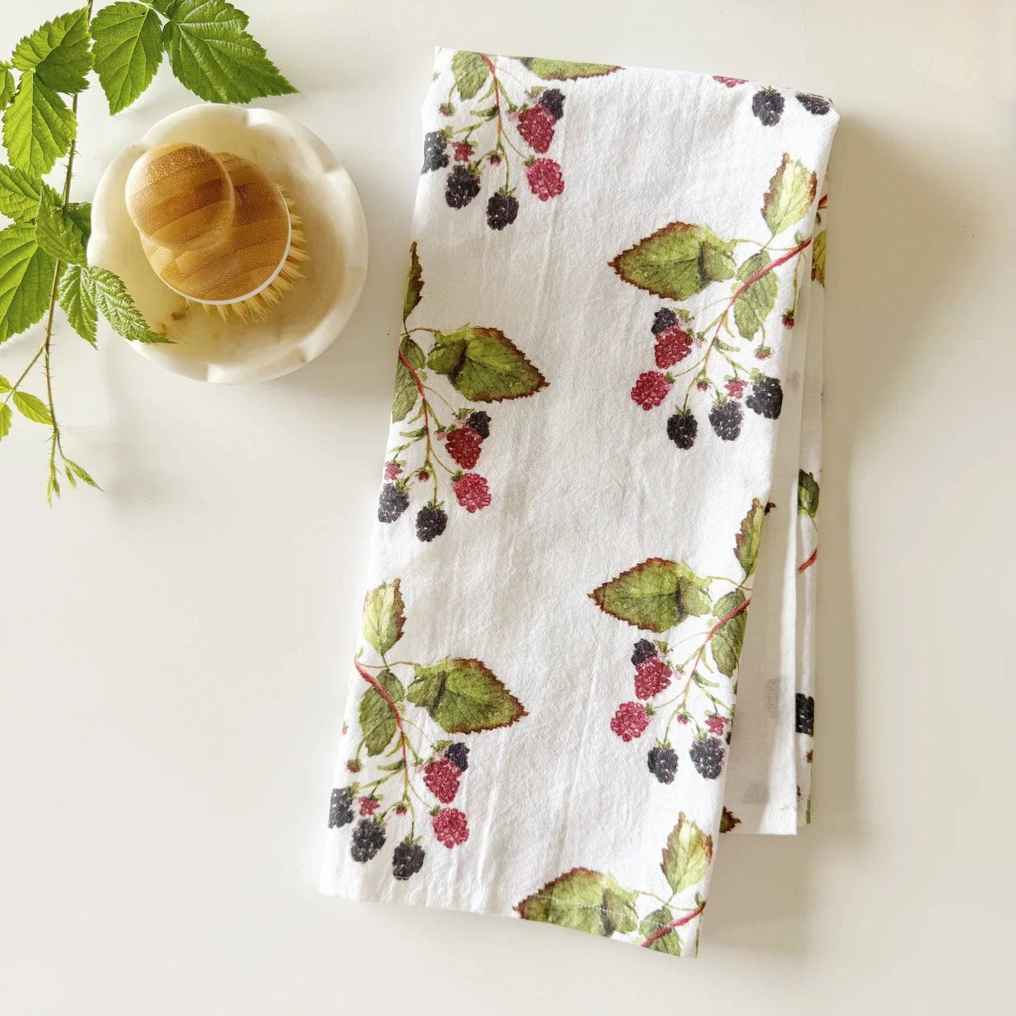 Blackberry Cotton Tea Towel