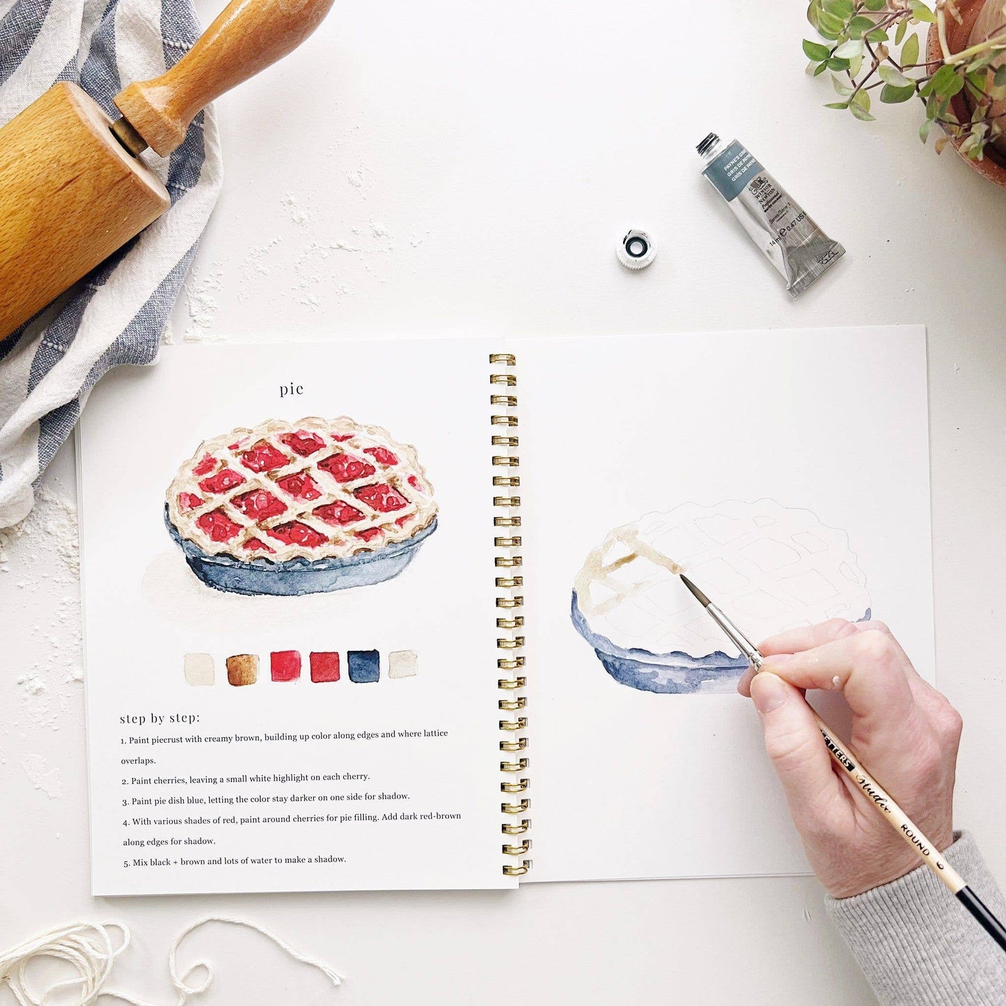 Emily Lex Studio - Watercolor Workbook: Baking