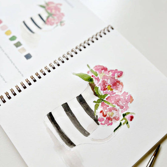 Load image into Gallery viewer, Watercolor Workbook: Bouquets
