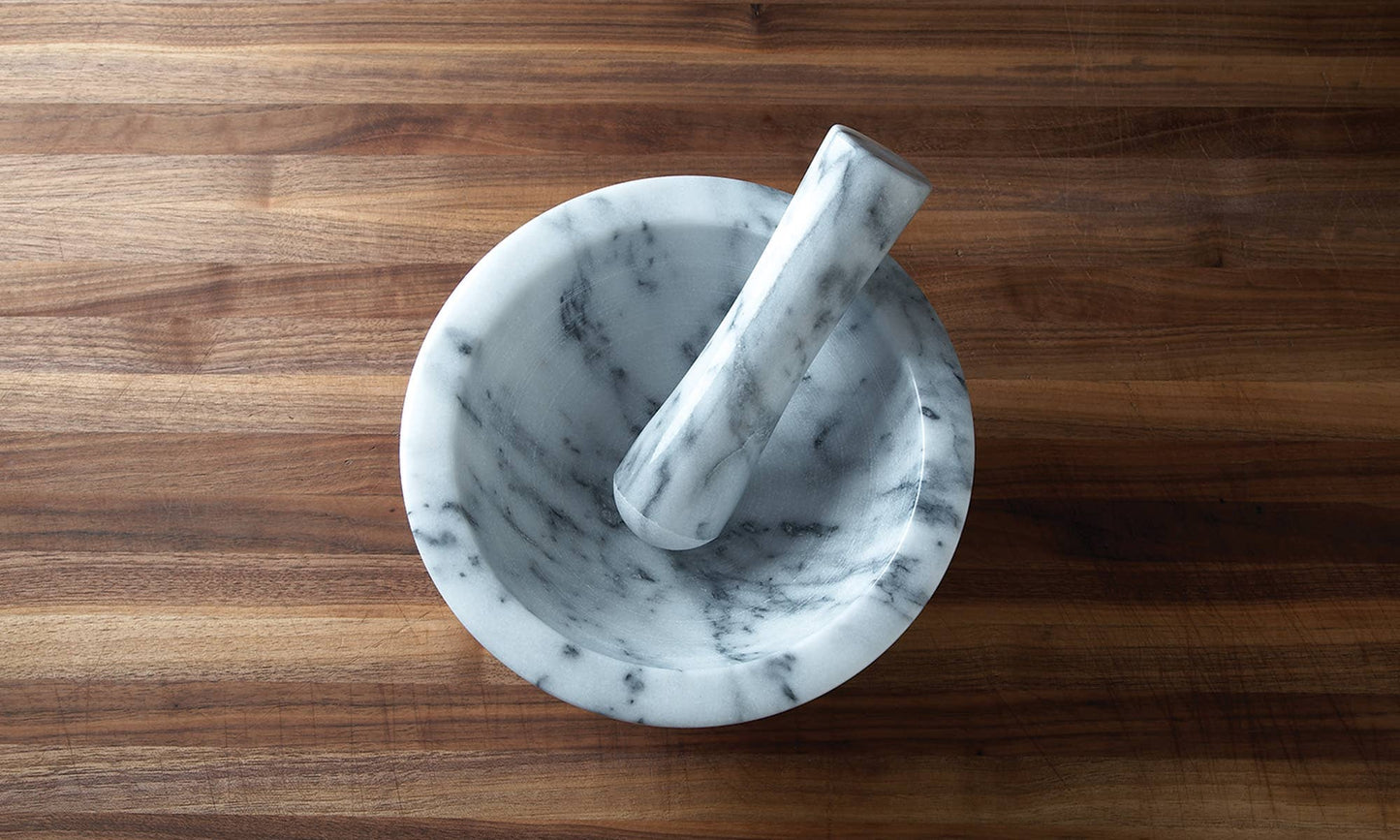 Marble Mortar and Pestle