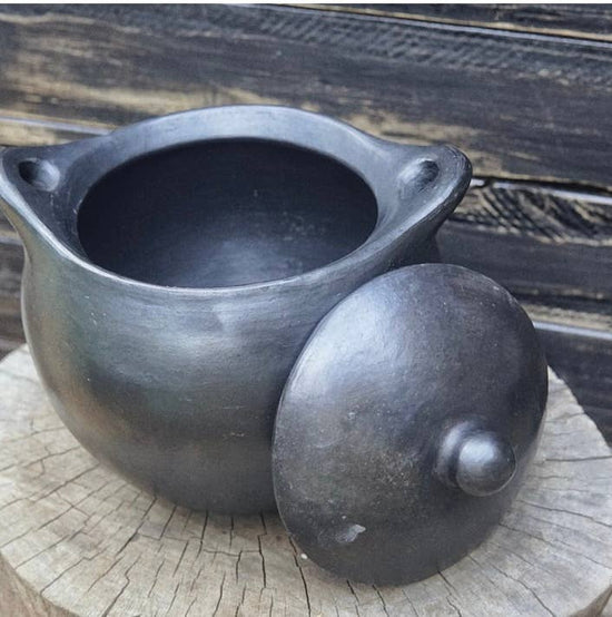 Handcrafted Unglazed Clay Soup Pot | 5 Liter