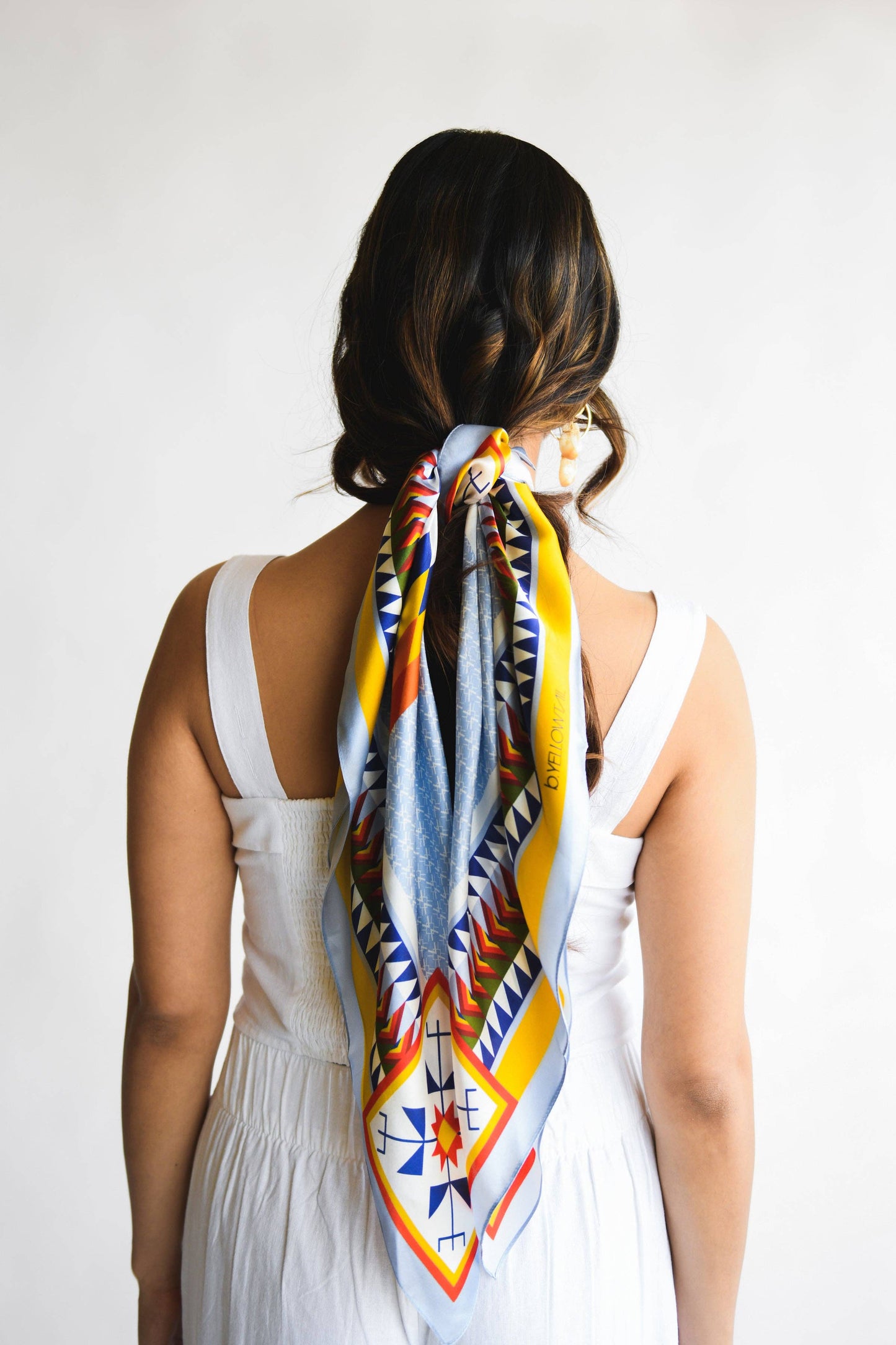 B.Yellowtail - Silk Scarf: Sundancer