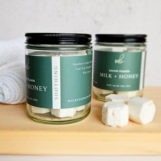 Milk + Body - Mini Shower Steamers 12ct: Peppermint Eucalyptus