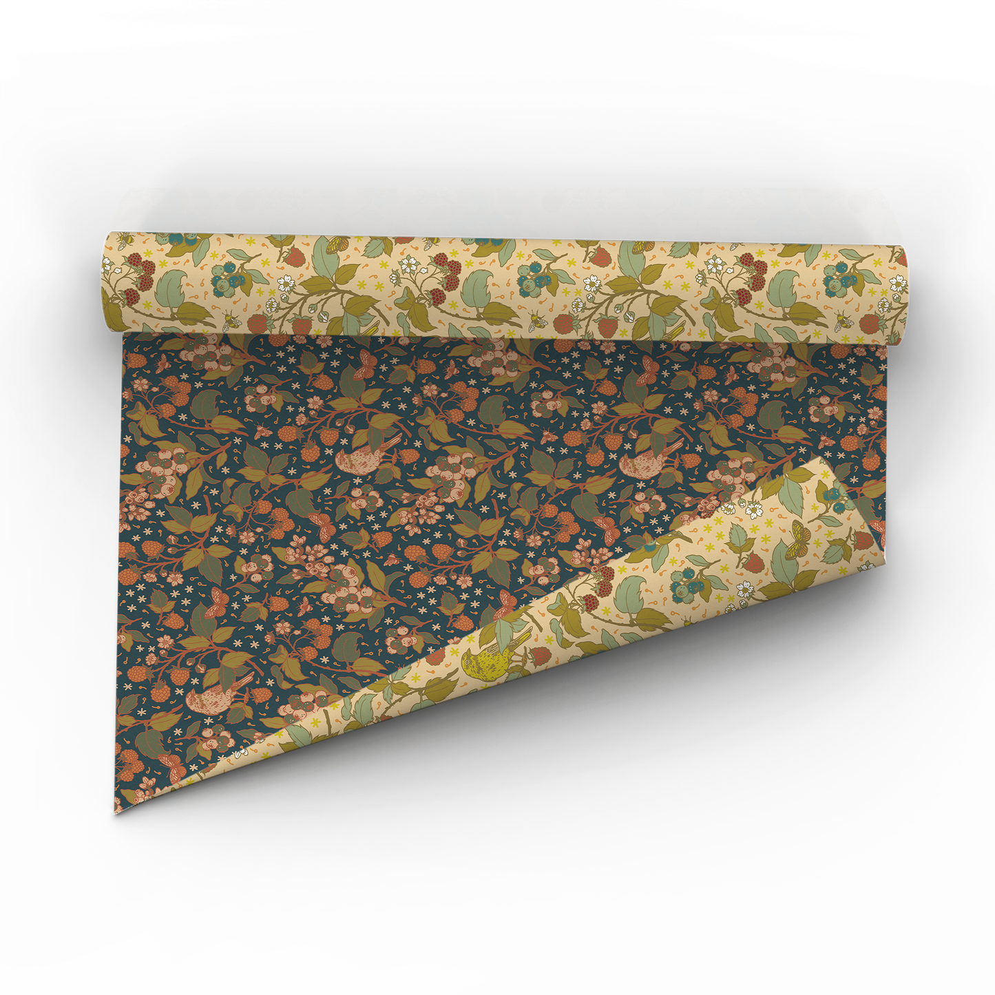 Recyclable Gift Wrap | Berries by Mustard Beetle