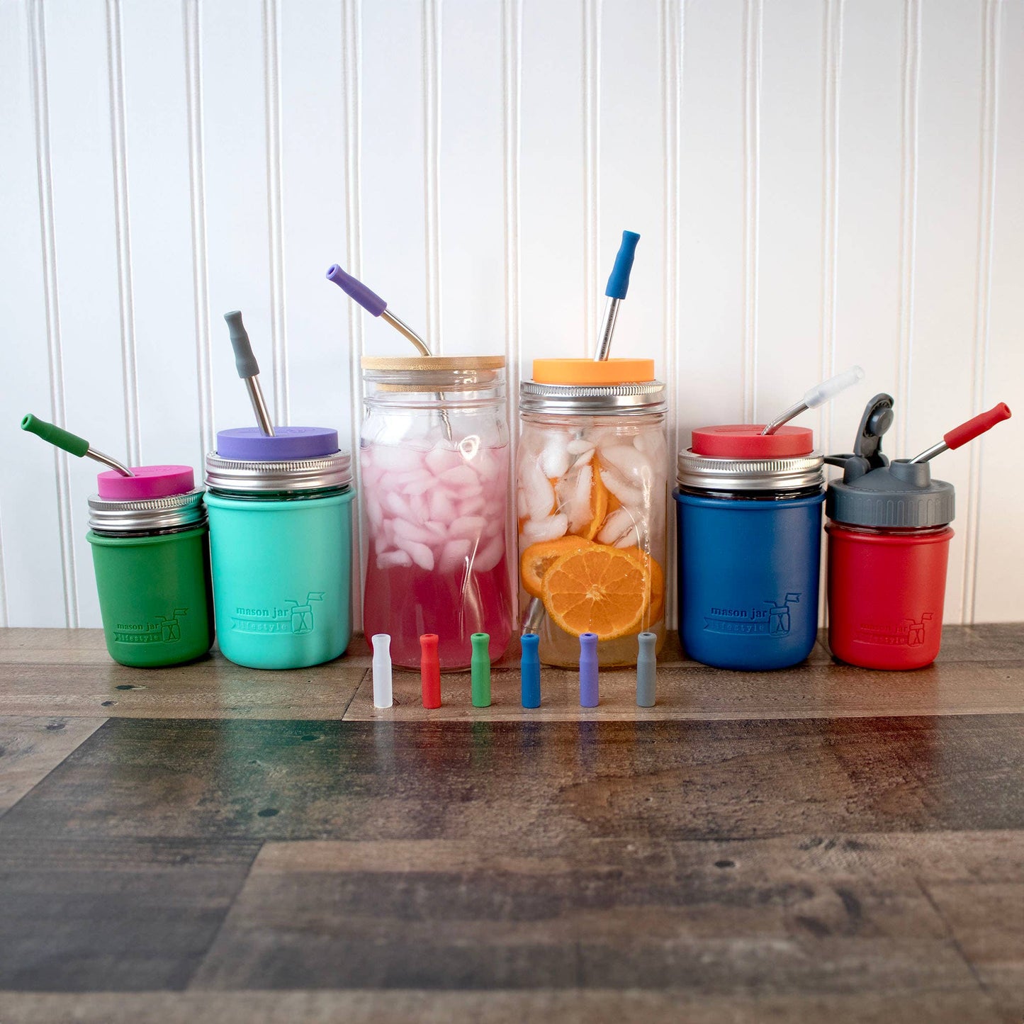 Silicone Straw Tips | 12 Pack