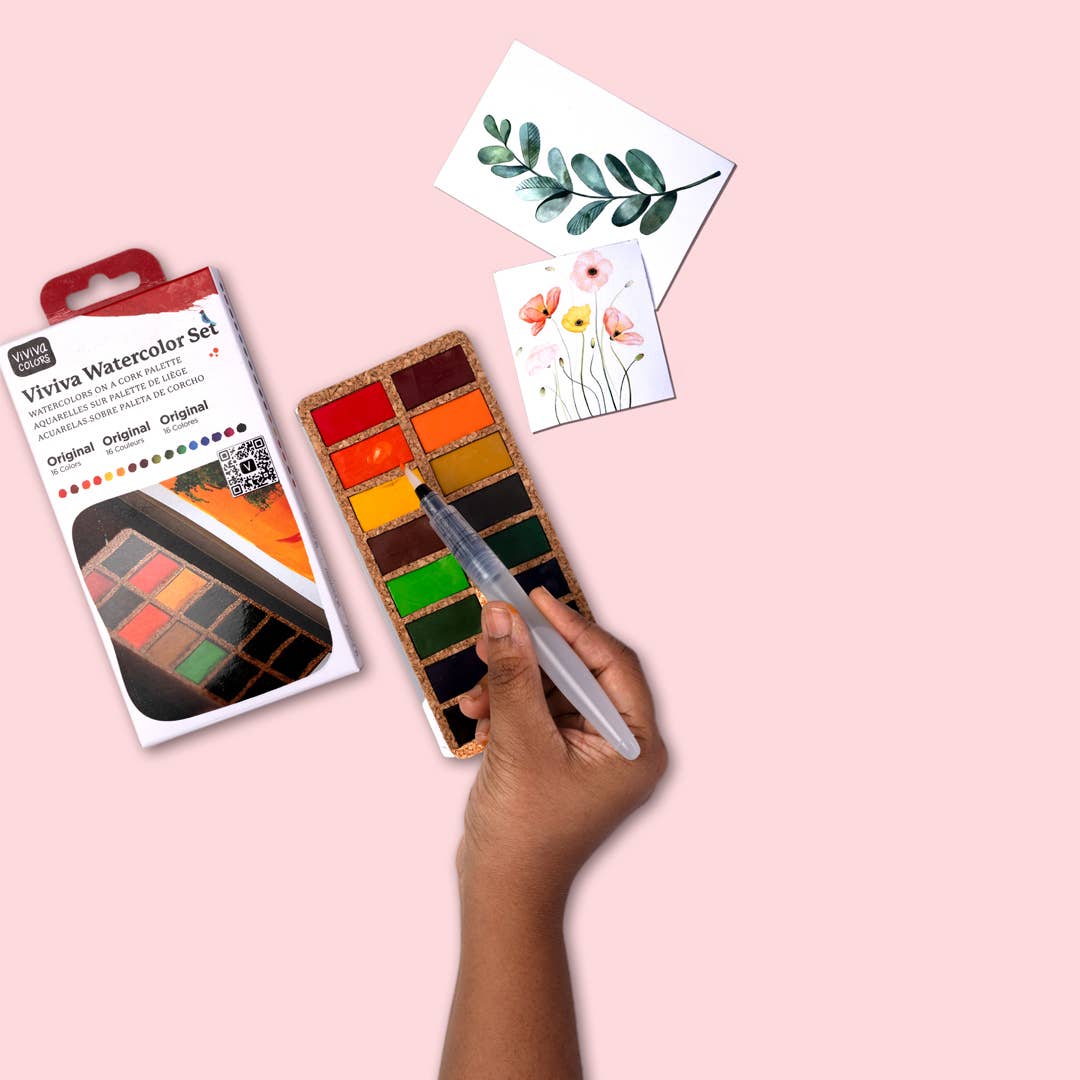 Cork Watercolor Palette