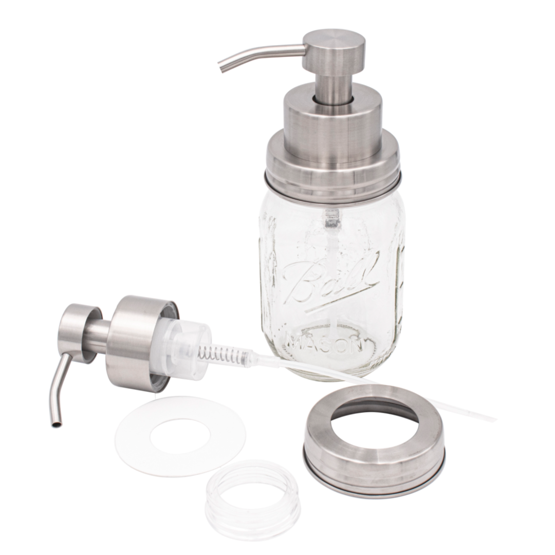 Foaming Soap Pump Regular Mouth: Satin