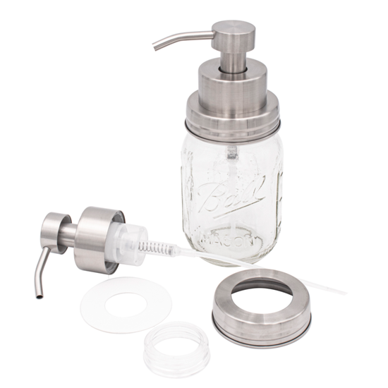 Foaming Soap Pump Regular Mouth: Satin