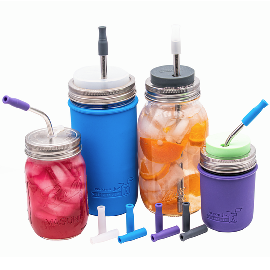 Silicone Straw Tips | 12 Pack