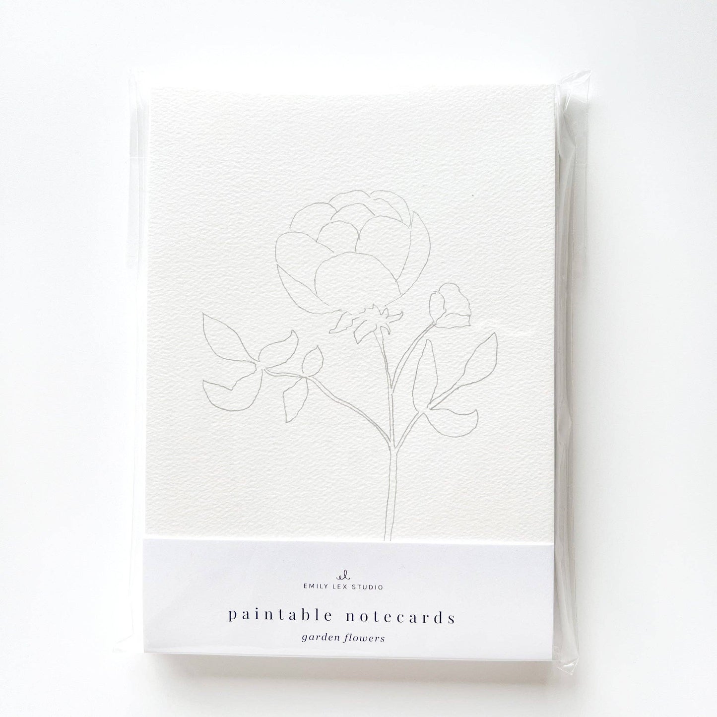 Emily Lex Studio - Paintable Stationery: Garden Flowers