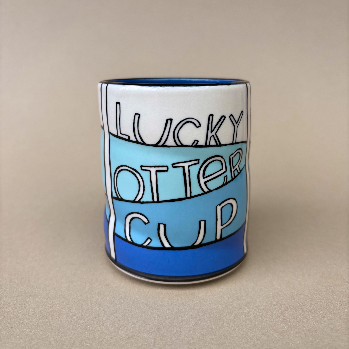 Otter Ceramic Mug/Cup Large by The Bowl Maker