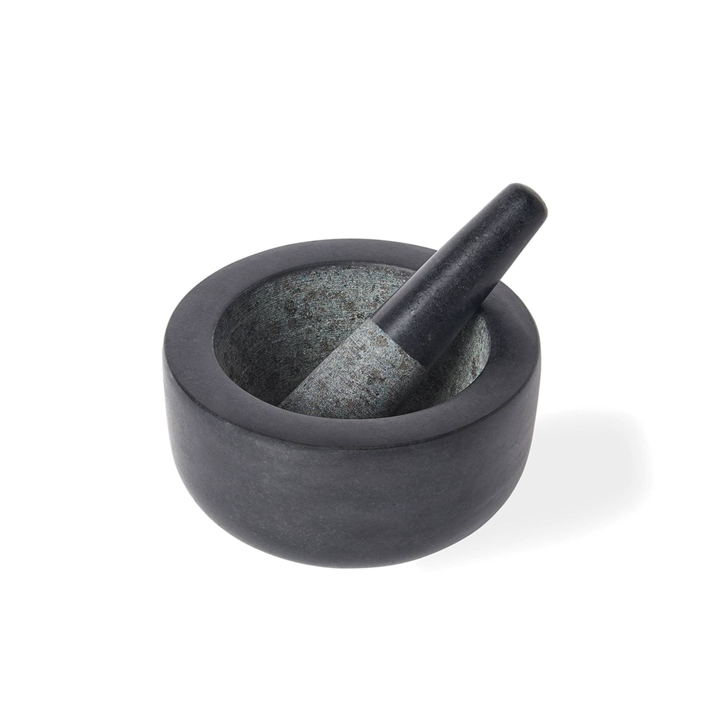Black Granite Mortar and Pestle