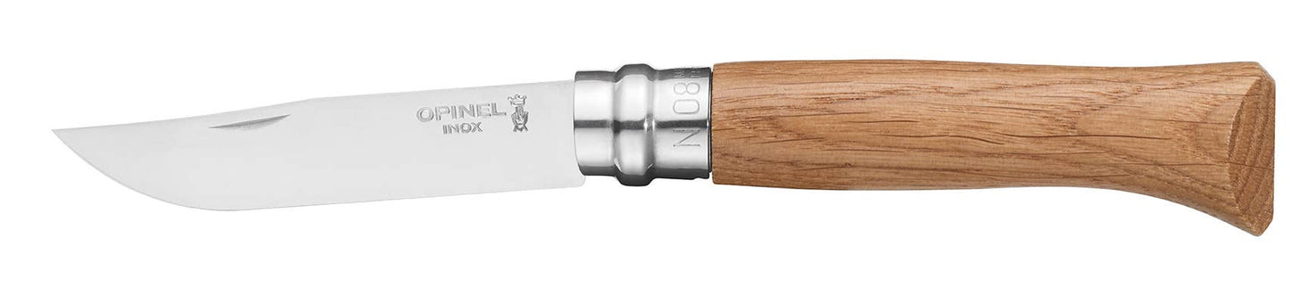 Opinel - No.08 Stainless Steel Olive Folding Knives: Olive
