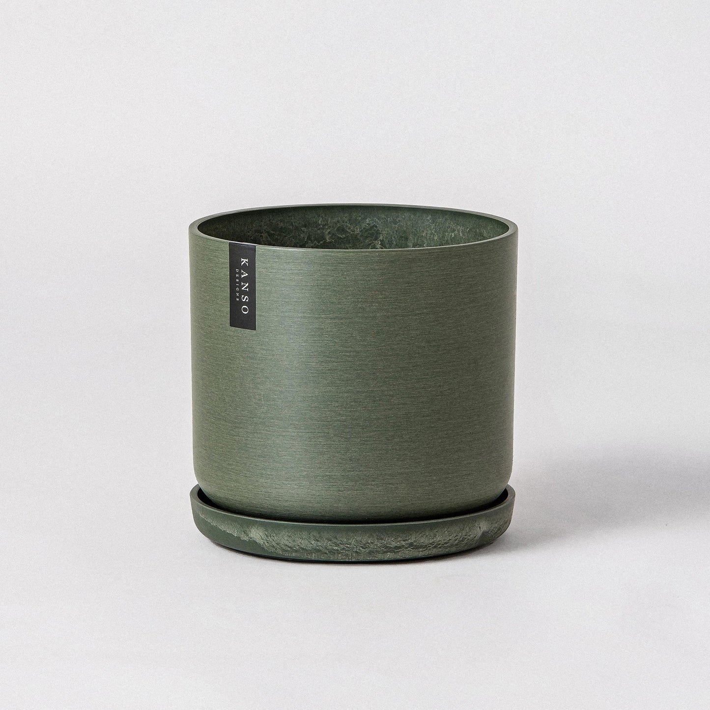 4" Recycled Planter + Saucer