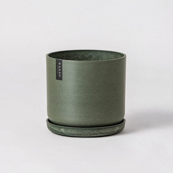 4" Recycled Planter + Saucer