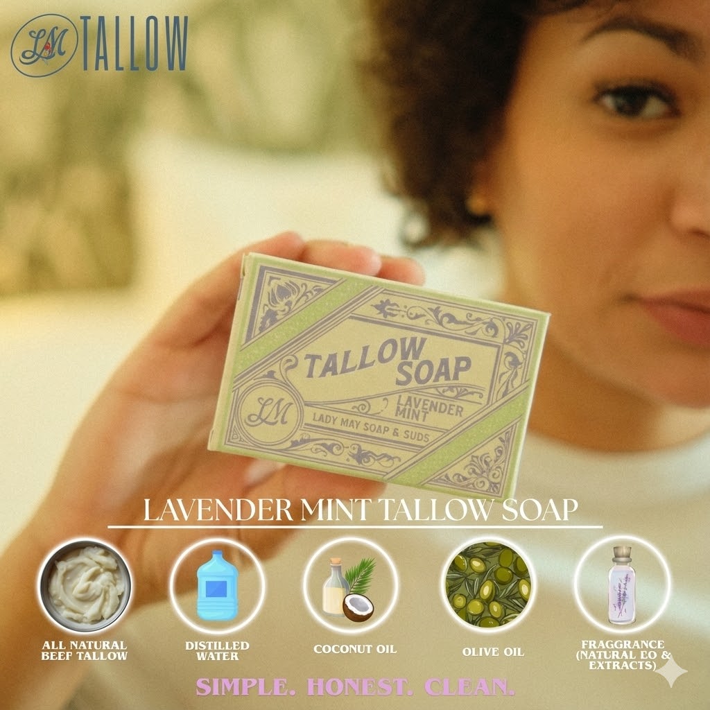 All-Natural Tallow Soaps