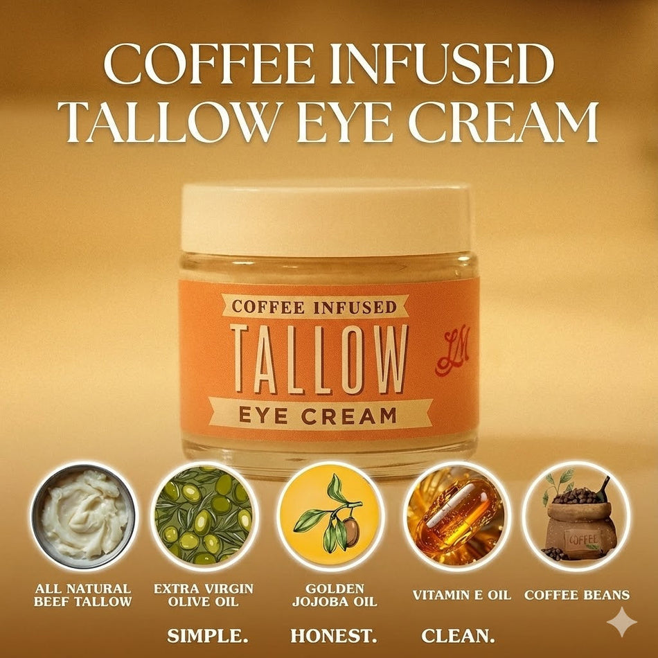 Coffee-Infused Tallow Eye Cream
