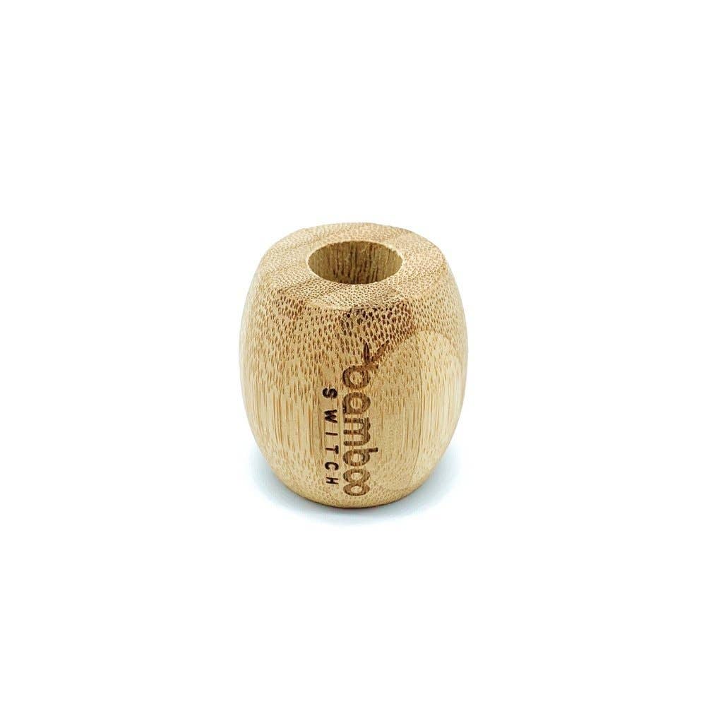 Bamboo Toothbrush Stand - Round