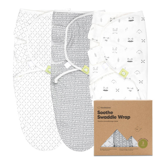 3-Pack SOOTHE Swaddle Wraps