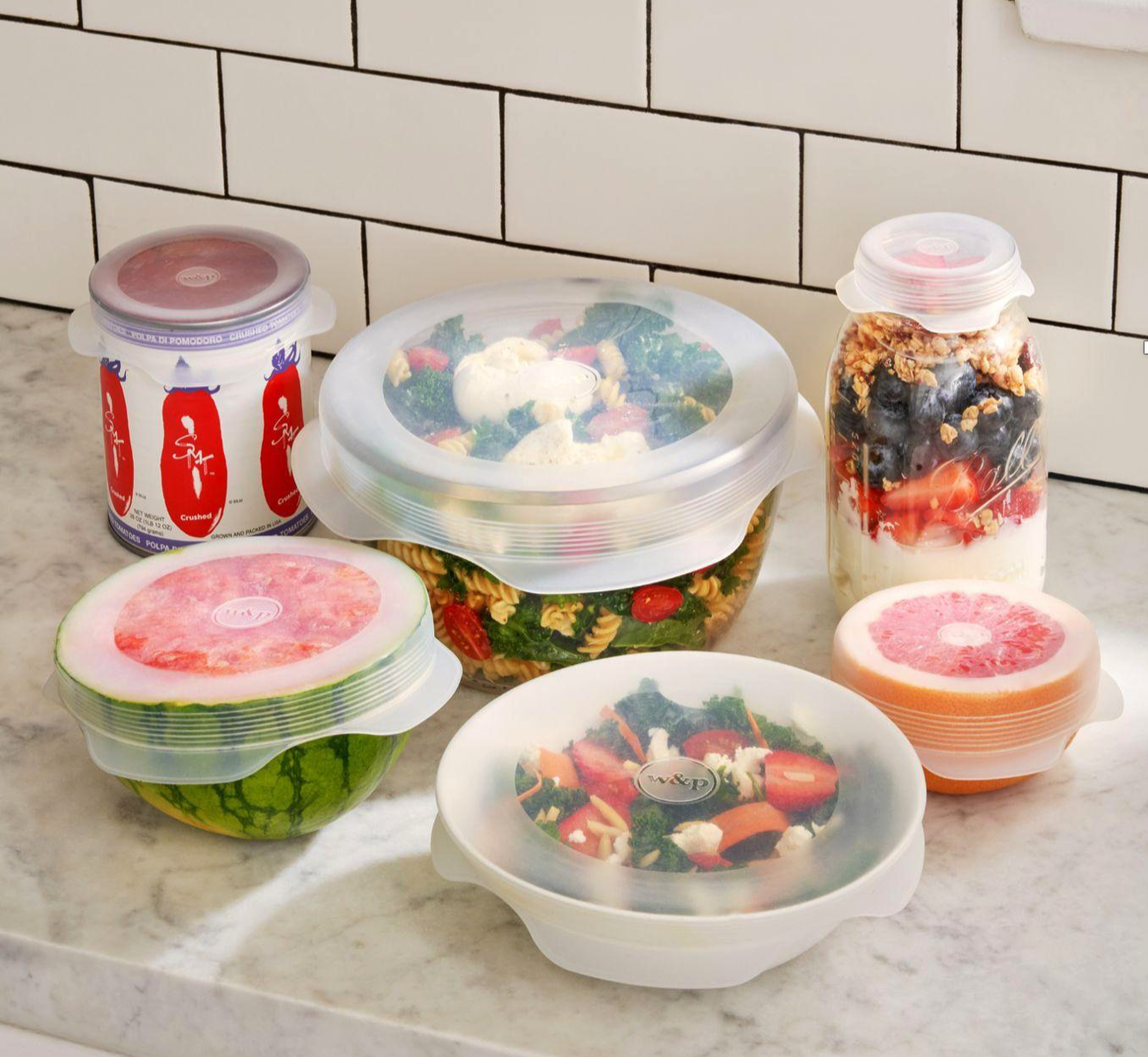 Reusable Silicone Stretch Lids | Set of 6
