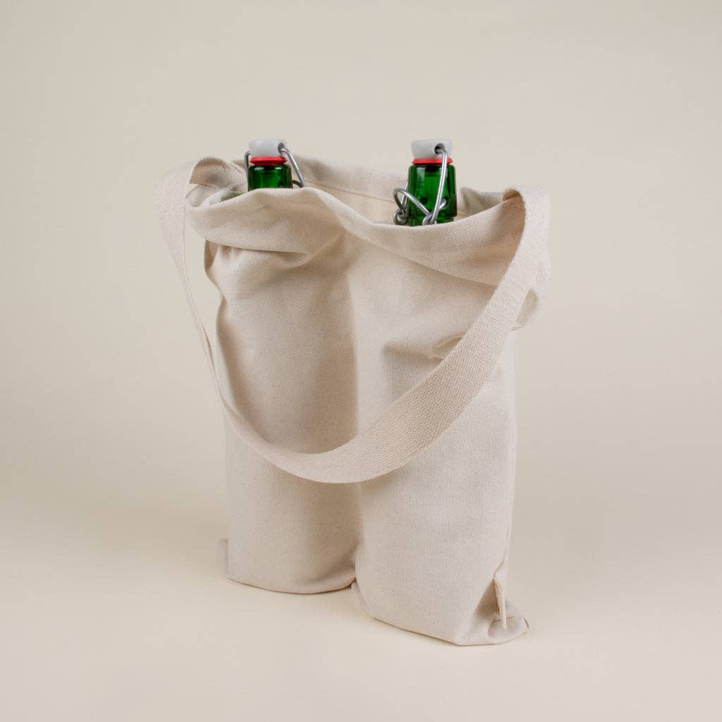 Load image into Gallery viewer, The Market Bags - Bottle Tote - 2 Bottle
