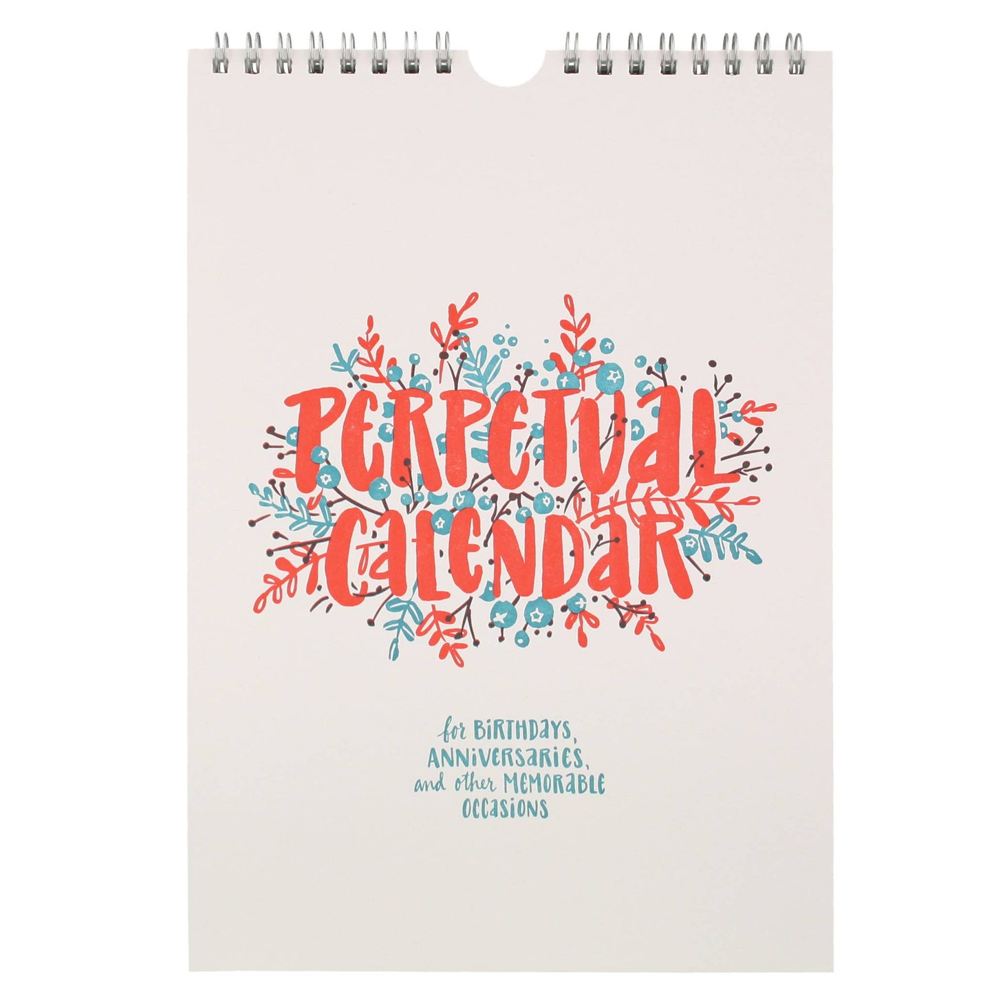 Perpetual Birthday Wall Calendar by Smudge Ink