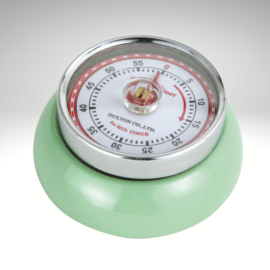 Retro Kitchen Timer - 2.75” x 1.25"