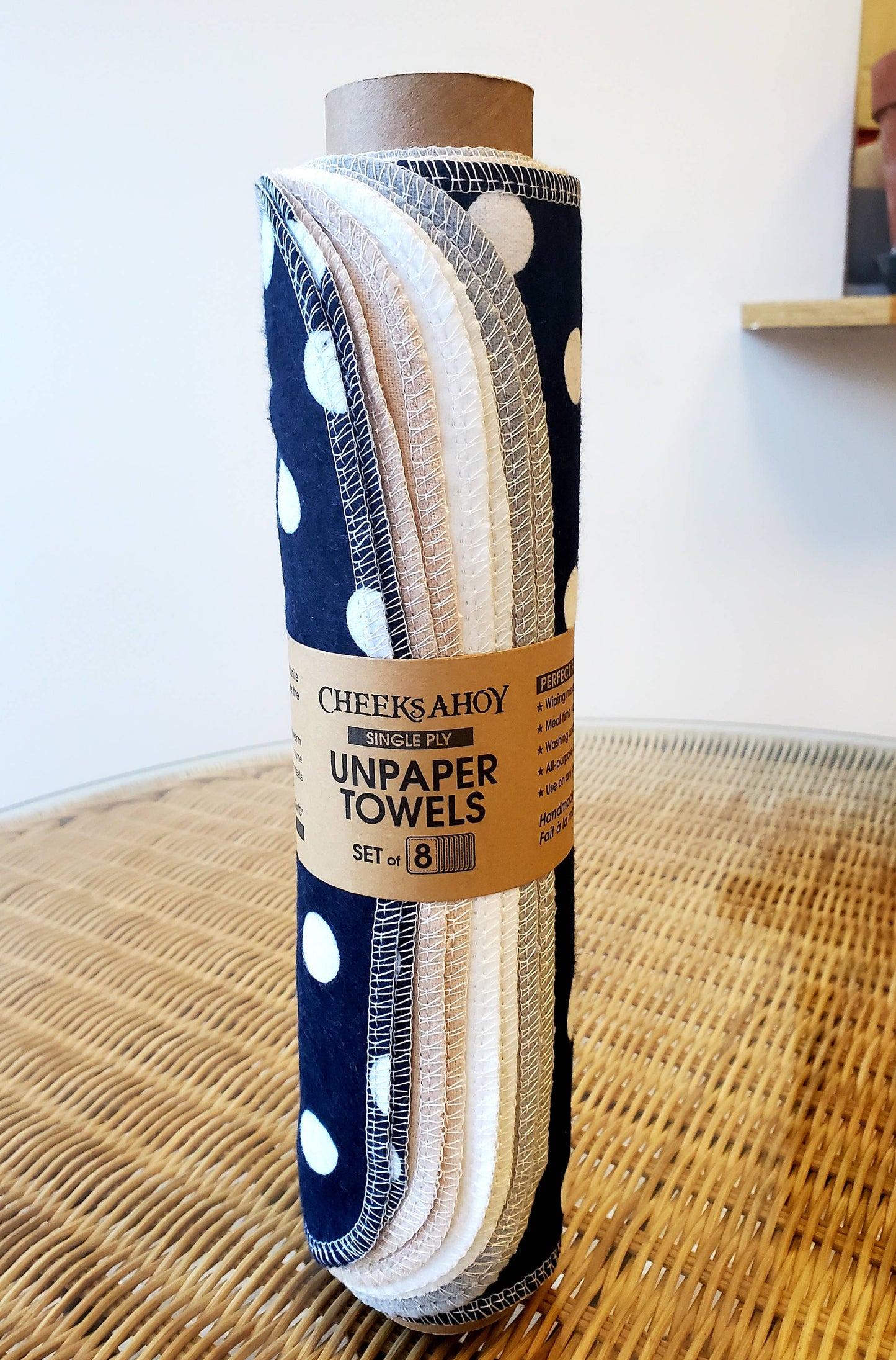 Pre-Rolled Unpaper Towels 12 Pack by Cheeks Ahoy