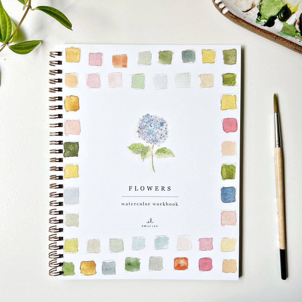 Emily Lex Studio - Watercolor Workbook: Flowers