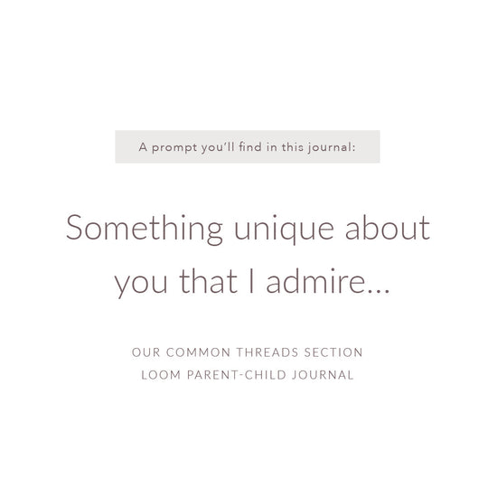 Loom Parent-Child Journal - Dusty Blue by Promptly Journals