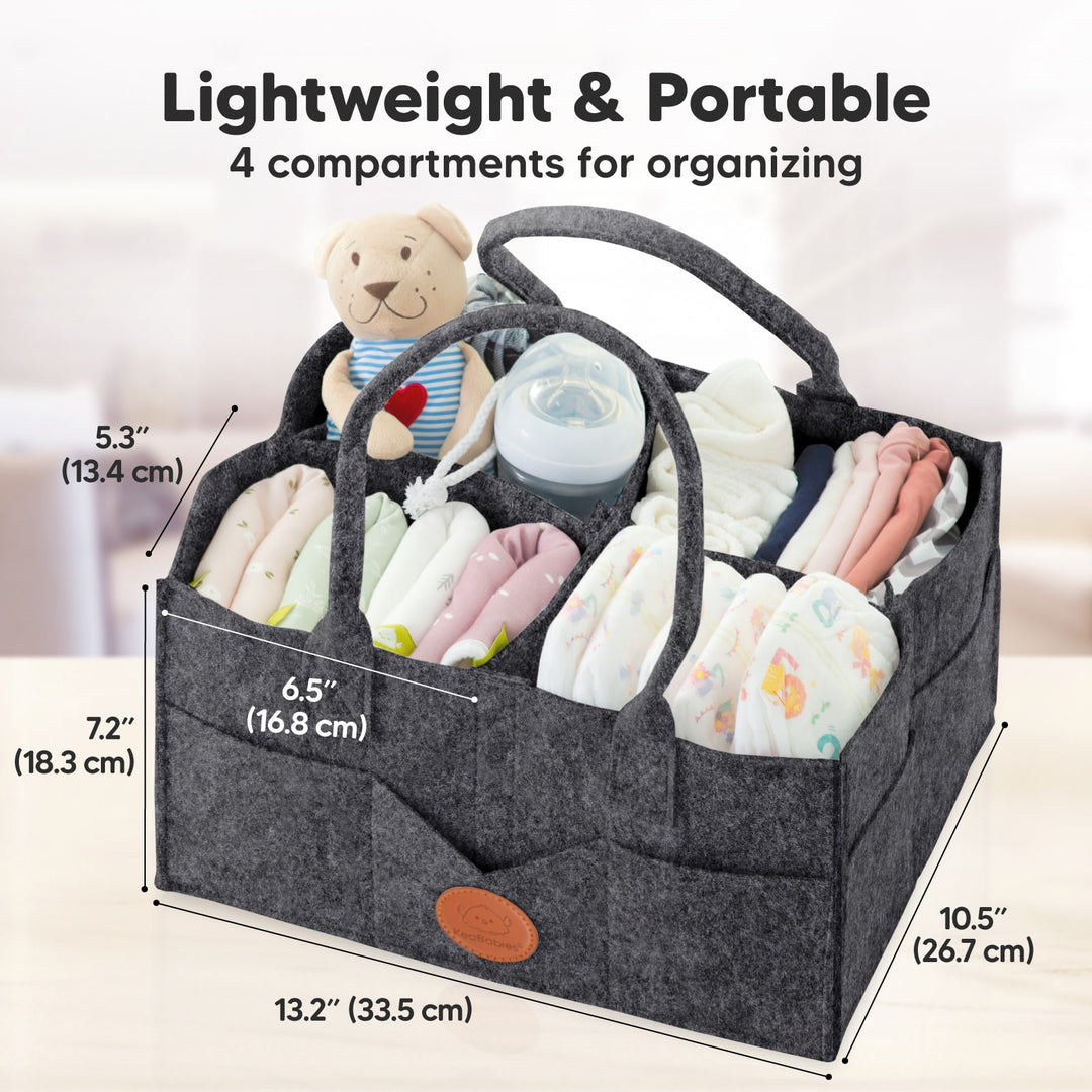 Load image into Gallery viewer, Diaper Caddy (Mystic Gray)

