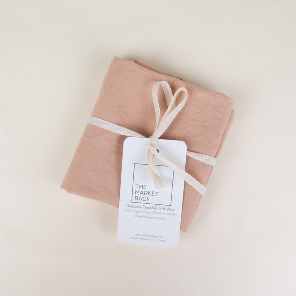 The Market Bags - Reusable Gift Wrapping Cloth - Sand