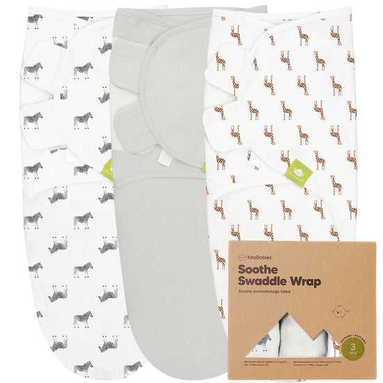 3-Pack SOOTHE Swaddle Wraps