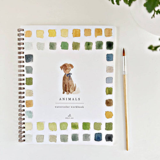 Emily Lex Studio - Watercolor Workbook: Animals