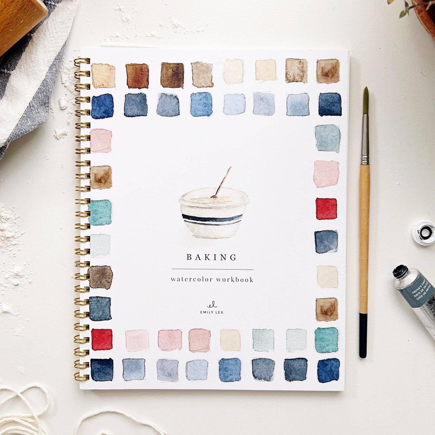 Emily Lex Studio - Watercolor Workbook: Baking