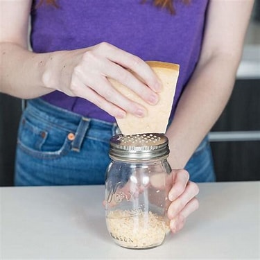 Mason Jar Grater Top